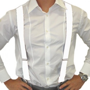 Suspenders/ Braces White BUY